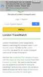 Mobile Screenshot of londontravelwatch.org.uk